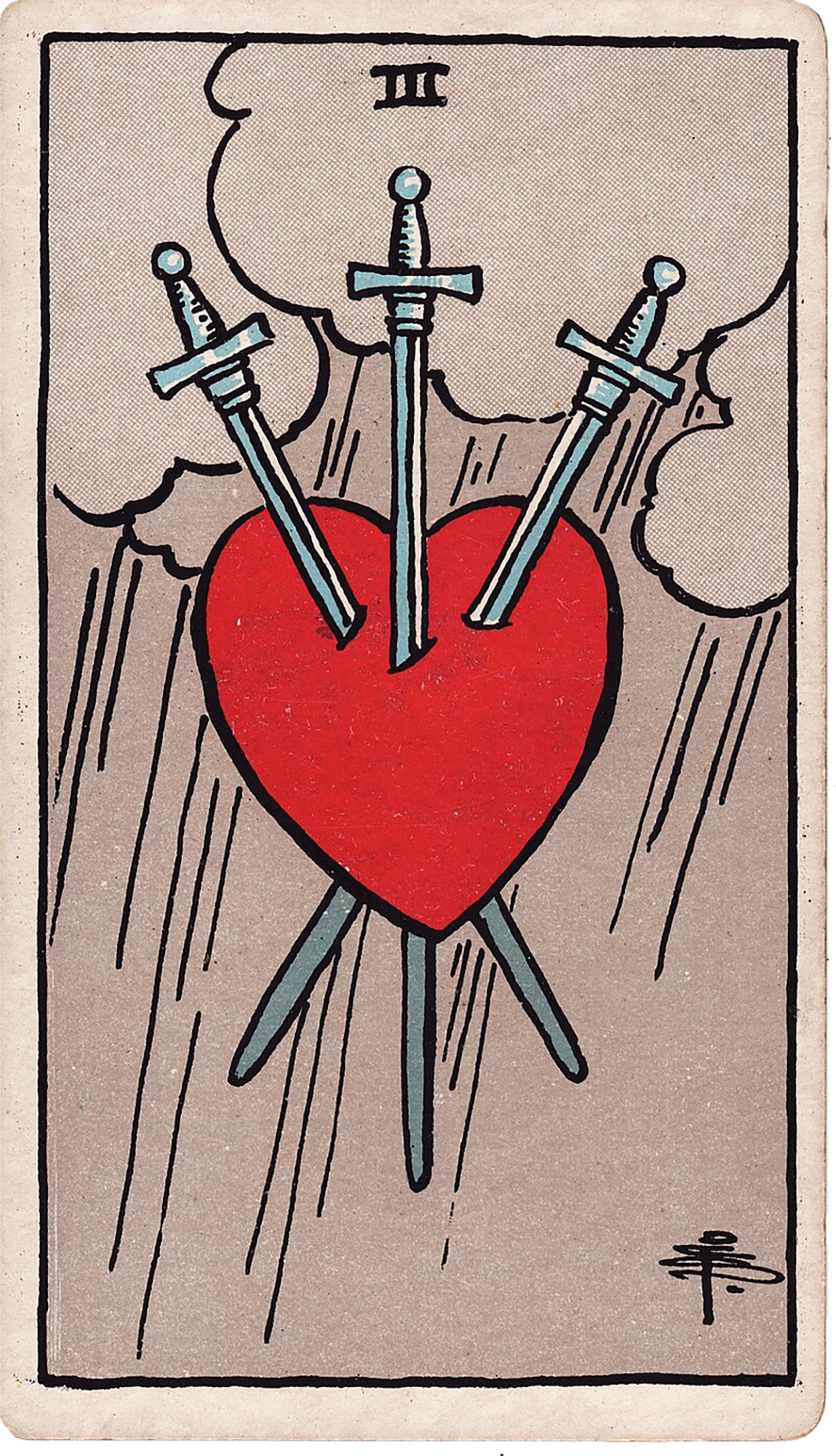 3 of Swords Tarot card